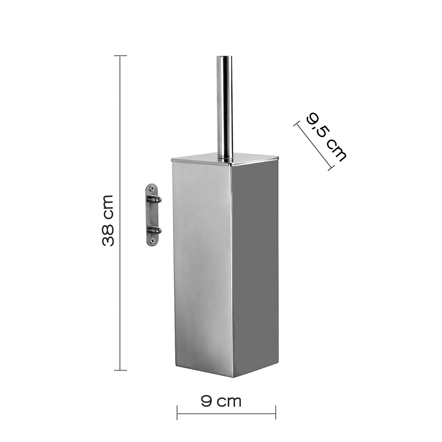 Scopino a parete in Acciaio Inox Gedy serie Nemesia - Lucido by CeramicStore | Lo specialista del tuo bagno