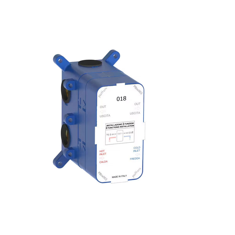 Box Incasso universale per miscelatori doccia incasso a 2 vie Paffoni PBOX003