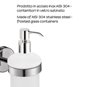 Dosasapone in Acciaio Inox AISI 304 Gedy serie Project - Lucido by CeramicStore | Lo specialista del tuo bagno