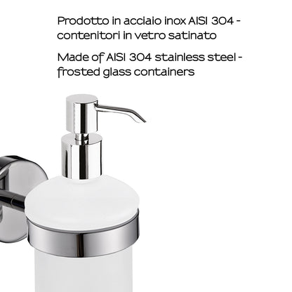 Dosasapone in Acciaio Inox AISI 304 Gedy serie Project - Lucido by CeramicStore | Lo specialista del tuo bagno