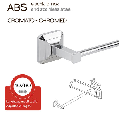 Portasalviette da muro con ventosa Gedy Ventus cm 60 in Acciaio Inox by CeramicStore | Lo specialista del tuo bagno