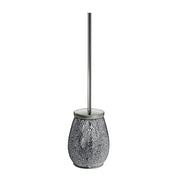 Scopino con ciuffo in setole Gedy serie Myosotis - Argento by CeramicStore | Lo specialista del tuo bagno