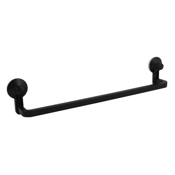 Porta asciugamani a parete con ventose in PVC - Nero Opaco by CeramicStore | Lo specialista del tuo bagno