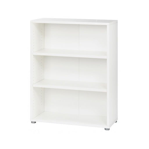 Libreria modello Prima con 2 ripiani 89 x 40 x H. 113 cm - Bianco/Quercia by CeramicStore | Lo specialista del tuo bagno
