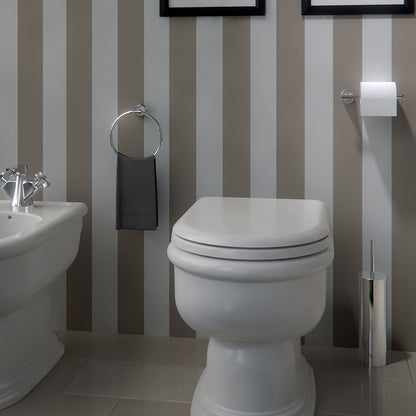 Porta asciugamani ad anello in Acciaio Inox Genziana di Gedy - Cromato by CeramicStore | Lo specialista del tuo bagno