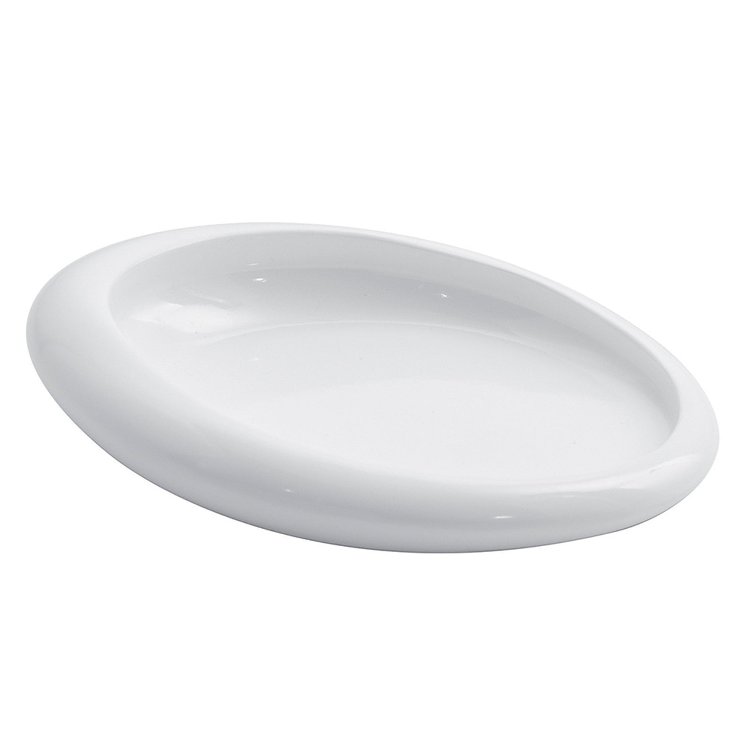 Portasapone da appoggio Gedy serie Iside - Bianco Lucido