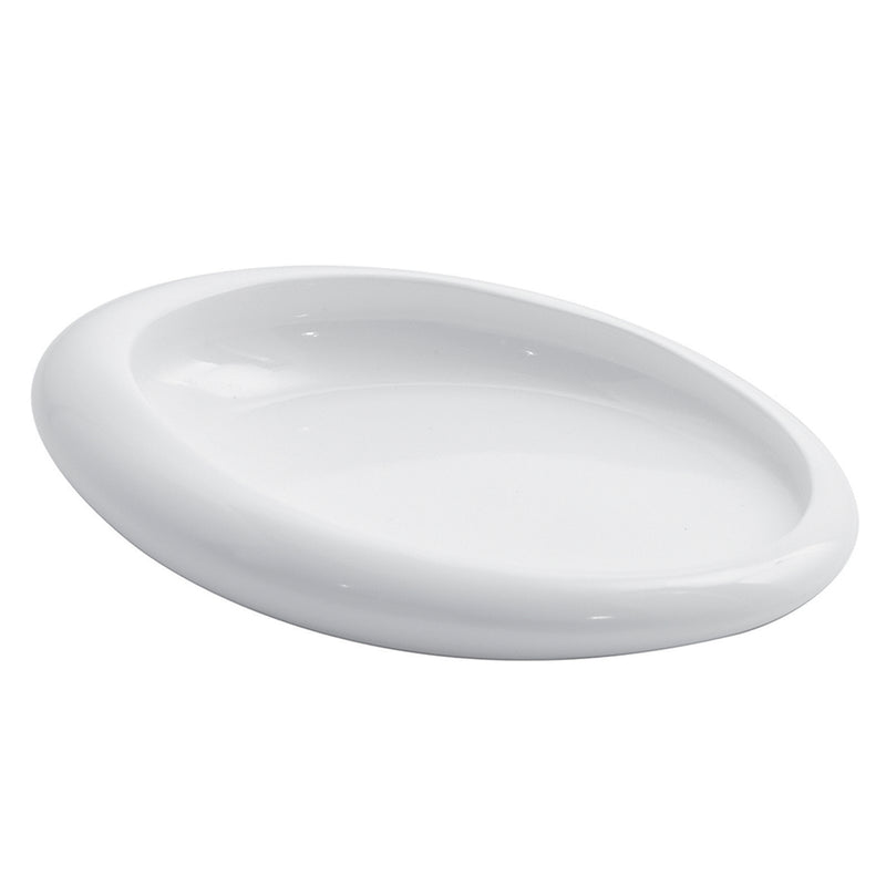 Portasapone da appoggio Gedy serie Iside - Bianco Lucido