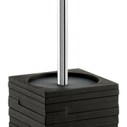 Scopino da appoggio con ciuffo in setole Gedy serie Quadrotto - Nero by CeramicStore | Lo specialista del tuo bagno