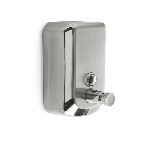 Dispenser sapone in Acciaio Inox AISI 304 modello Eposa di Gedy da 500 ml - Lucido/Spazzolato by CeramicStore | Lo specialista del tuo bagno