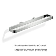 Portasalviette attrezzabile 5447 Gedy serie Lounge - Cromato