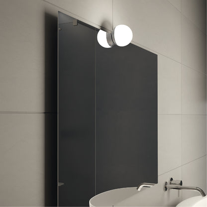 Lampada led tonda per specchio di Gedy modello Delos - Cromato by CeramicStore | Lo specialista del tuo bagno