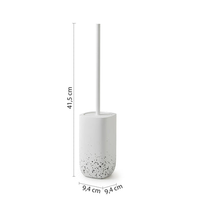 Scopino con dettagli neri Gedy serie Layla - Bianco by CeramicStore | Lo specialista del tuo bagno