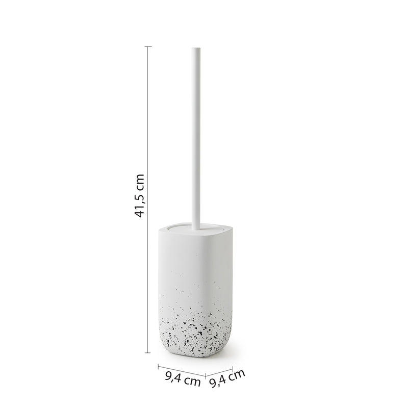 Scopino con dettagli neri Gedy serie Layla - Bianco by CeramicStore | Lo specialista del tuo bagno