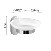 Portasapone in Acciaio Inox Gedy serie Febo - Cromato by CeramicStore | Lo specialista del tuo bagno