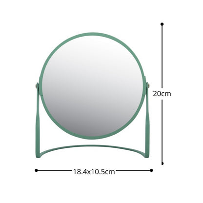 Specchio ingranditore da tavolo su base in acciaio modello Akira colore verde by CeramicStore | Lo specialista del tuo bagno