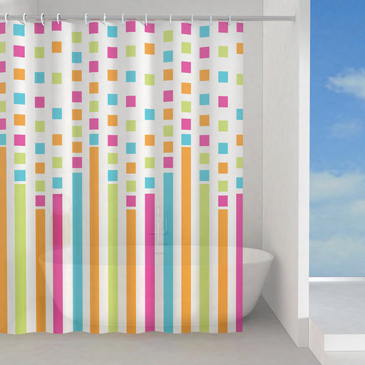 Tenda doccia in Peva 120x200 cm modello Party di Gedy - Multicolore by CeramicStore | Lo specialista del tuo bagno