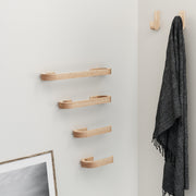 Set di 2 appendini in bambà¹ Gedy serie Himalaya - Naturale by CeramicStore | Lo specialista del tuo bagno