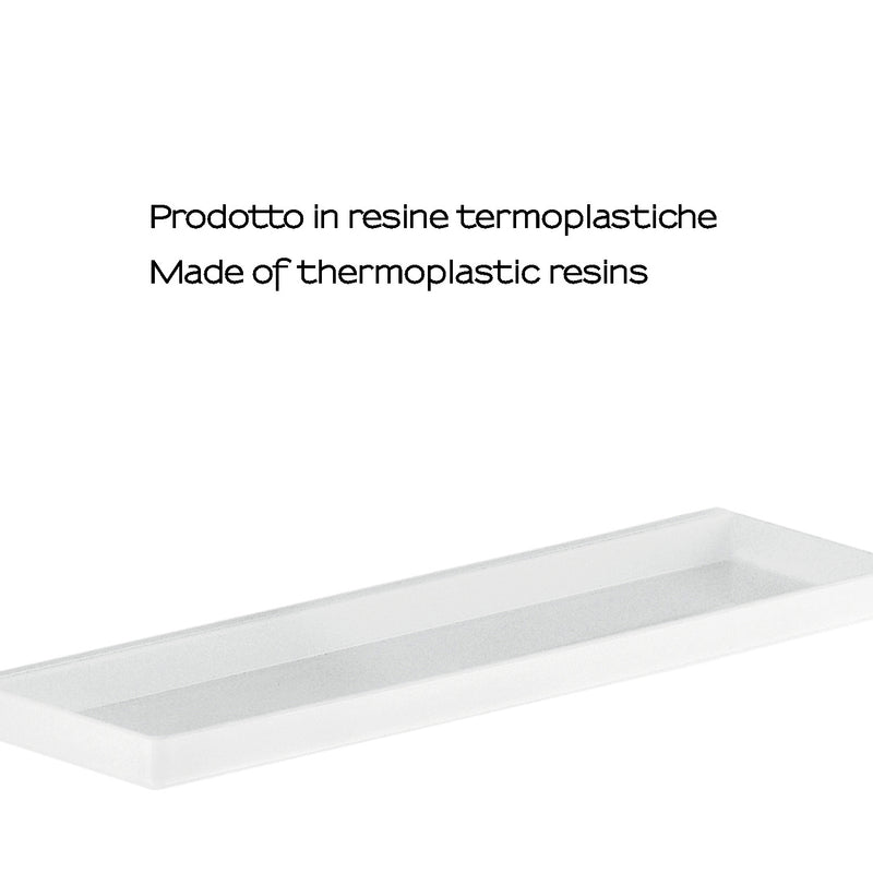 Mensola 45 cm a muro di Gedy serie 2900 - Bianco