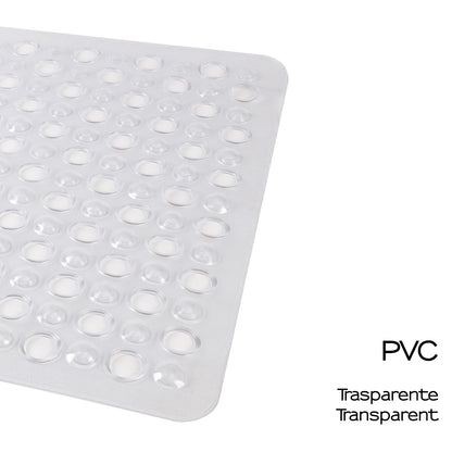 Tappeto antiscivolo vasca 38x60 modello Maim di Gedy - Trasparente by CeramicStore | Lo specialista del tuo bagno