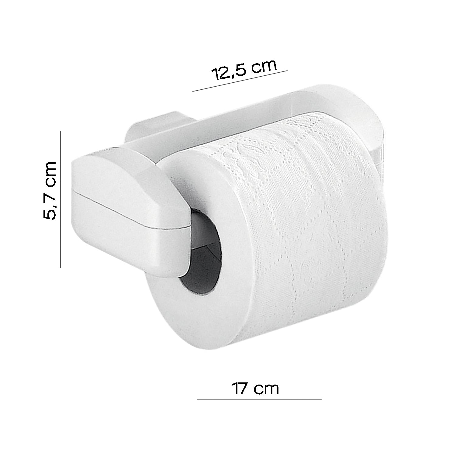 Porta carta igienica a muro di Gedy serie 2900 - Bianco