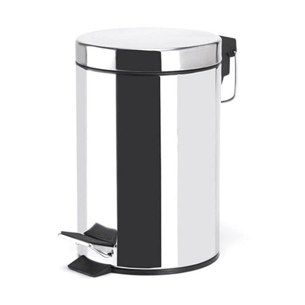 Pattumiera a pedale in acciaio inox 3L modello Mirror - Cromato by CeramicStore | Lo specialista del tuo bagno