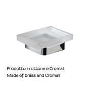 Portasapone in Ottone e Cromall Gedy serie Samoa - Cromato by CeramicStore | Lo specialista del tuo bagno