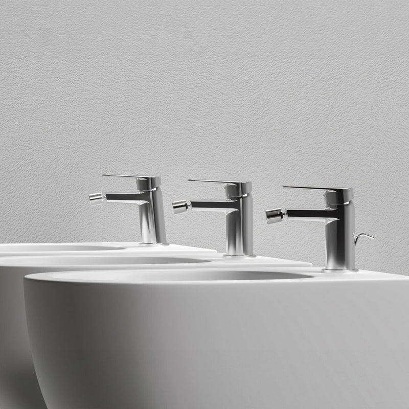 Miscelatore monocomando bidet RubiFlux serie Ampra - Cromo