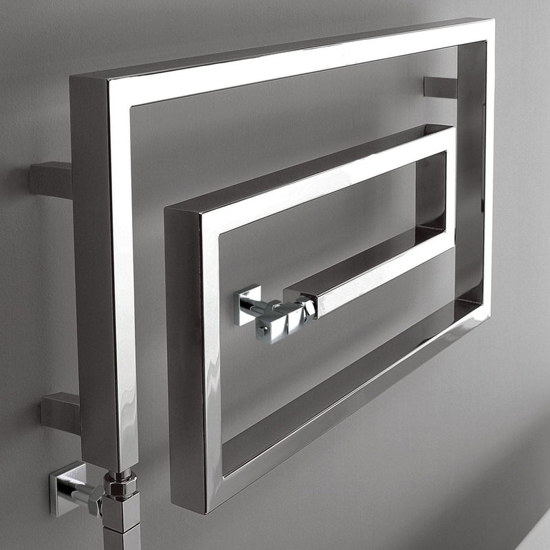 Termoarredo design Scirocco H Snake in acciaio - varie finiture