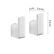 Appendiabiti 2 pezzi a muro Gedy serie Pirenei - Cromato by CeramicStore | Lo specialista del tuo bagno