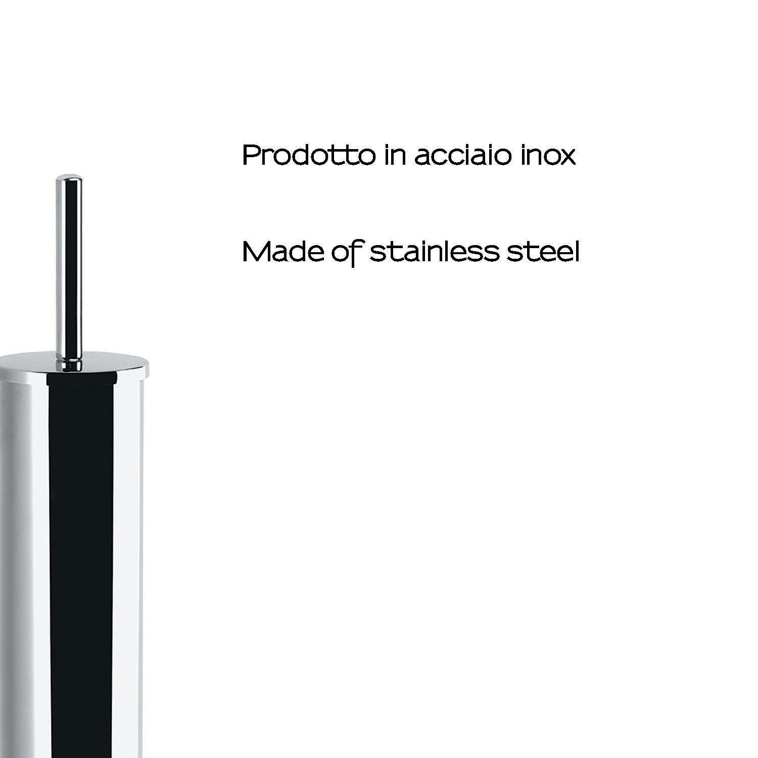 Scopino da terra in Acciaio Inox di Gedy modello Winny - Cromato lucido by CeramicStore | Lo specialista del tuo bagno