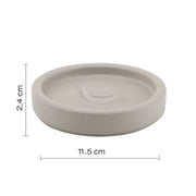 Portasapone in cemento Gedy serie Giunone - Grigio