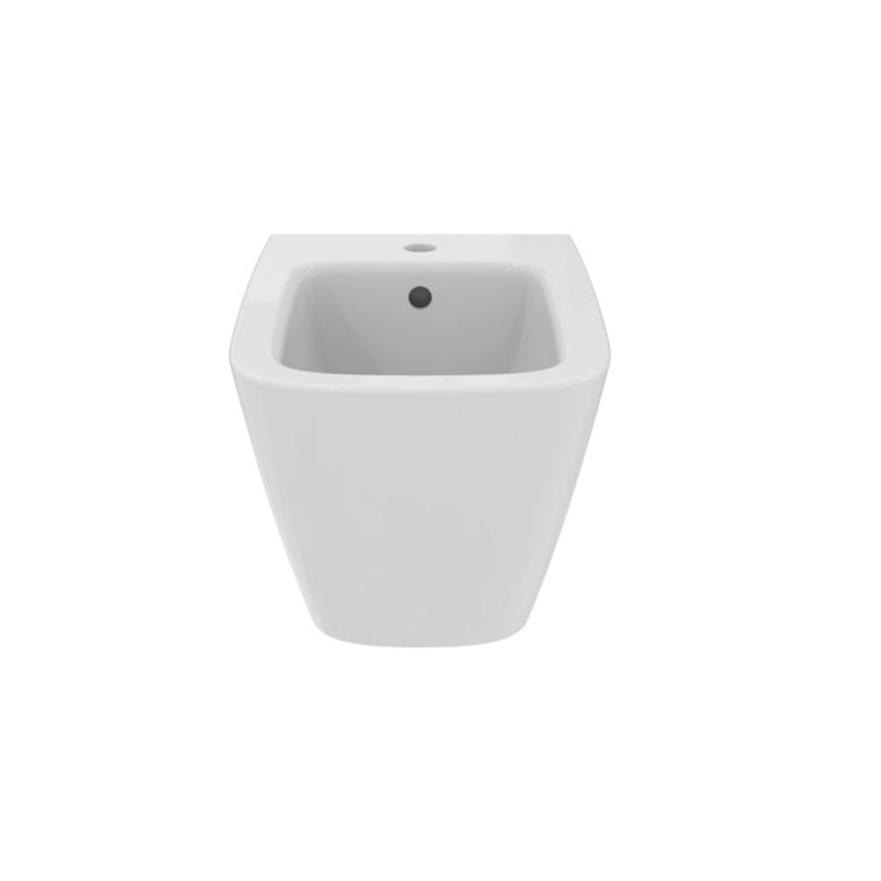 Sanitari sospesi Ideal Standard I.life B con trattamento SmartGuard+ bianco lucido WC+Bidet+Sedile SoftClose (T4615HY+T4614HY+T468301)