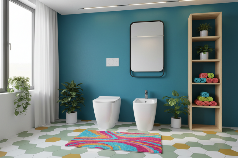 Sanitari filo parete Senza Brida RimLS+ Ideal Standard I.life B bianco lucido WC+Bidet+Sedile Soft Close Slim (T461601+T461701+T500301)