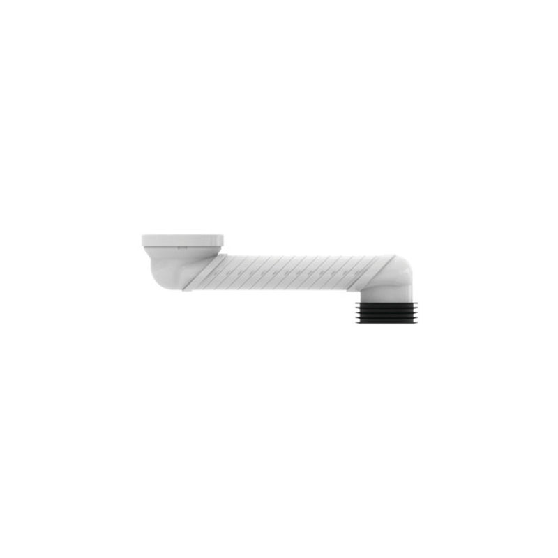 Curva tecnica Ideal standard per scarico a pavimento regolabile da 130 a 320 mm per sanitari traslati ART T538667