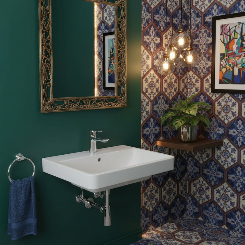 Lavabo da Appoggio Sospeso Ideal Standard I.LIFE B 55x44 Con foro rubinetto