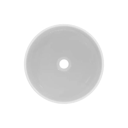 Lavabo da appoggio Rotondo Ideal Standard i.life O diam. 40 cm bianco Lucido con Foro Rubinetto Art T573301