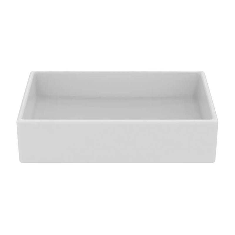Lavabo da appoggio I.LIFE B rettangolare 50X42 Senza foro troppopieno