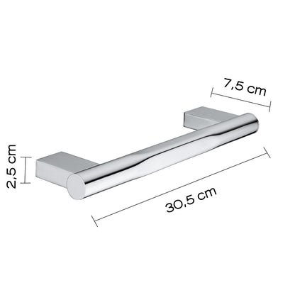 Maniglione di sicurezza 30 cm in ottone e Cromall Gedy serie Canarie - Cromato by CeramicStore | Lo specialista del tuo bagno