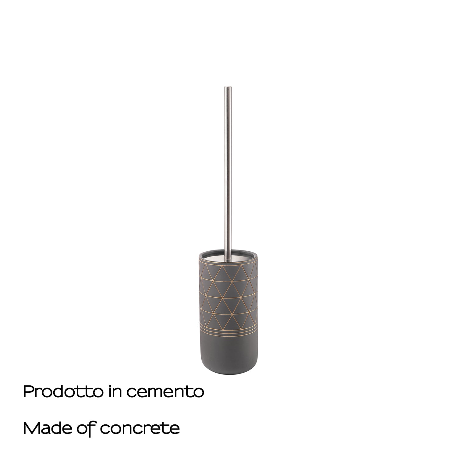 Scopino in cemento Gedy serie Calipso - Grigio by CeramicStore | Lo specialista del tuo bagno