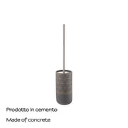 Scopino in cemento Gedy serie Calipso - Grigio by CeramicStore | Lo specialista del tuo bagno