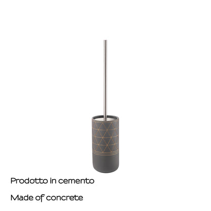 Scopino in cemento Gedy serie Calipso - Grigio by CeramicStore | Lo specialista del tuo bagno