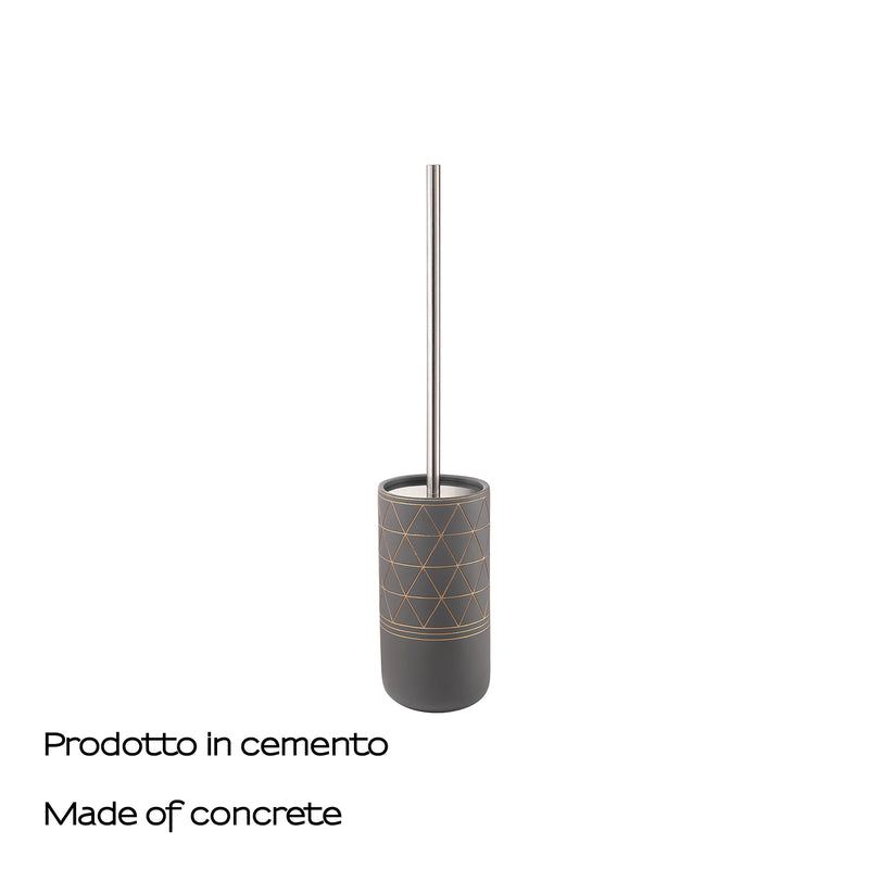 Scopino in cemento Gedy serie Calipso - Grigio by CeramicStore | Lo specialista del tuo bagno