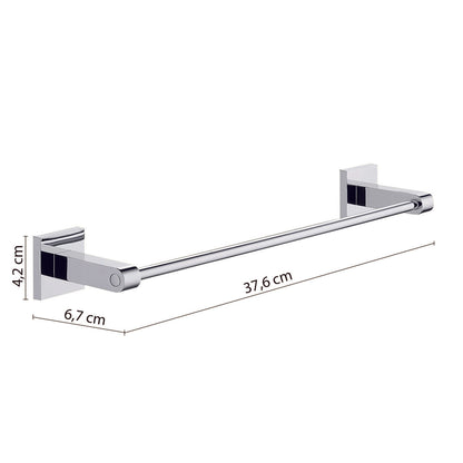 Porta asciugamani 35 cm in Acciaio Inox di Gedy serie New Jersey - Cromato by CeramicStore | Lo specialista del tuo bagno