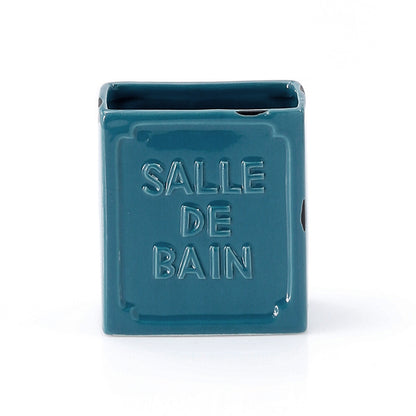 Portaspazzolini da appoggio Gedy serie Vivienne - Blu