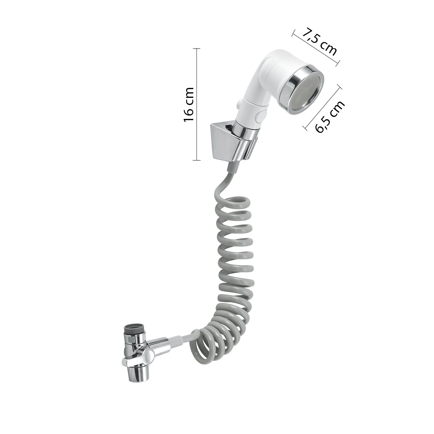 Kit doccetta per lavabo con 3 getti modello Easy 07 di Gedy - Bianco by CeramicStore | Lo specialista del tuo bagno