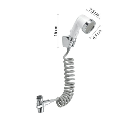 Kit doccetta per lavabo con 3 getti modello Easy 07 di Gedy - Bianco by CeramicStore | Lo specialista del tuo bagno