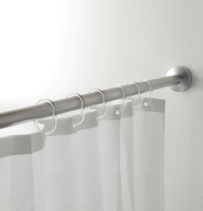 12 anelli per tenda doccia in resine termoplastiche di Gedy - Trasparente by CeramicStore | Lo specialista del tuo bagno