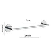 Portasalviette a muro 36 cm Gedy serie Gea - Cromato by CeramicStore | Lo specialista del tuo bagno