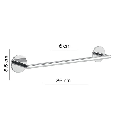 Portasalviette a muro 36 cm Gedy serie Gea - Cromato by CeramicStore | Lo specialista del tuo bagno