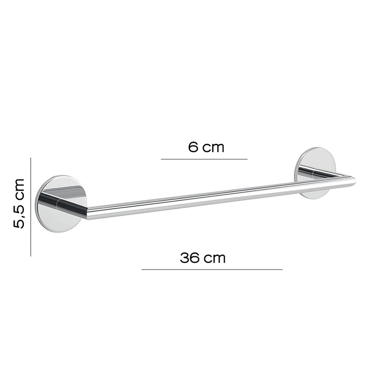 Portasalviette a muro 36 cm Gedy serie Gea - Cromato by CeramicStore | Lo specialista del tuo bagno